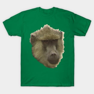 Baboon Monkey Portrait T-Shirt